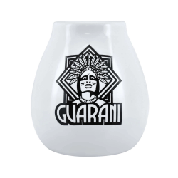 Tykwa biała z logo Guarani